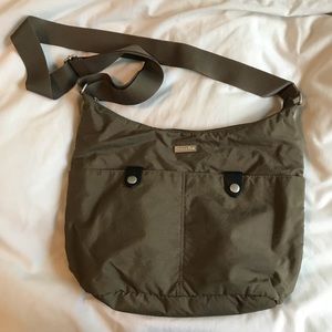 Baggalini Crossbody Army Green/Brown
